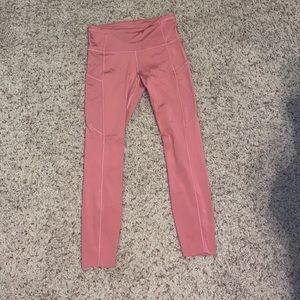 pink lululemon leggins